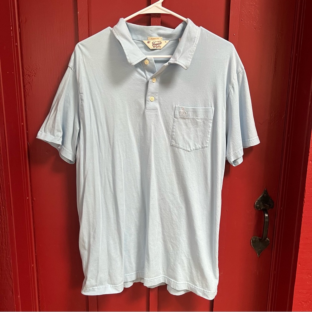 Original Penguin Sky Blue Polo Shirt
